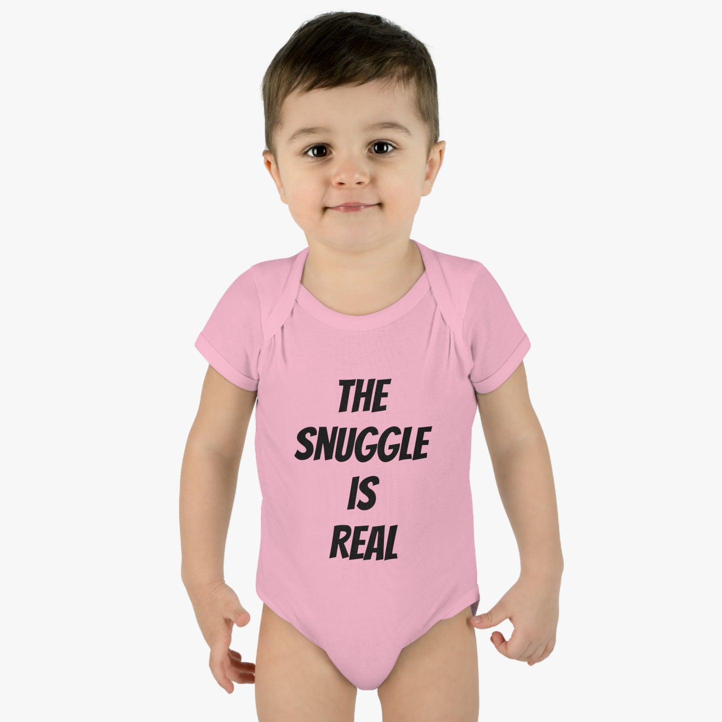 The Snuggle is Real Rib Knit Onesie